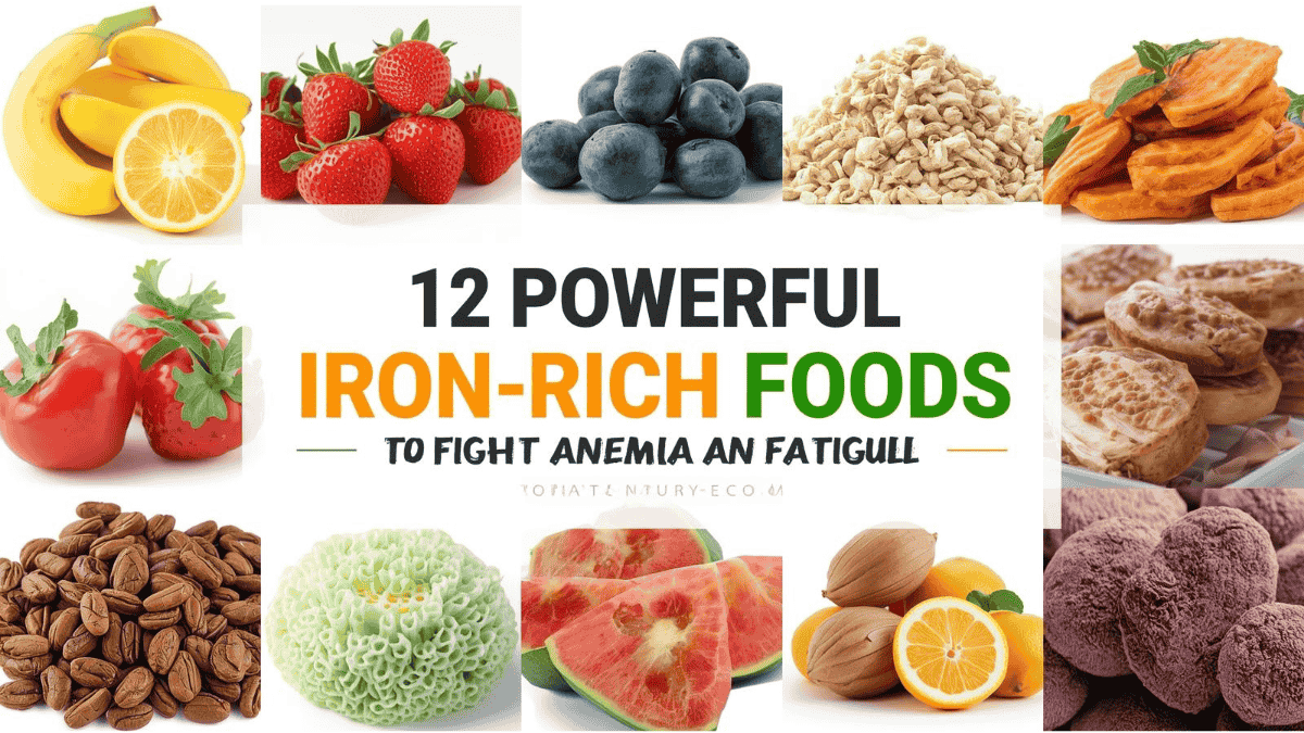 12 Powerful Iron-Rich Foods to Fight Anemia and Fatigue Naturally